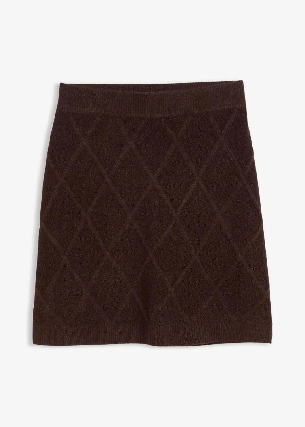 Damen bonprix Bekleidung·Sportbekleidung|Zweiteiler & Sets|Strickrock aus Zopfstrick