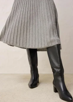 Damen bonprix Bekleidung·Sportbekleidung|Premium|Strickrock mit Merinowolle