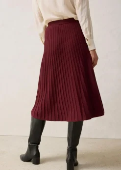 Damen bonprix Röcke|Premium|Strickrock mit Merinowolle