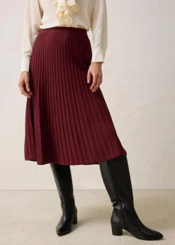 Damen bonprix Röcke|Premium|Strickrock mit Merinowolle