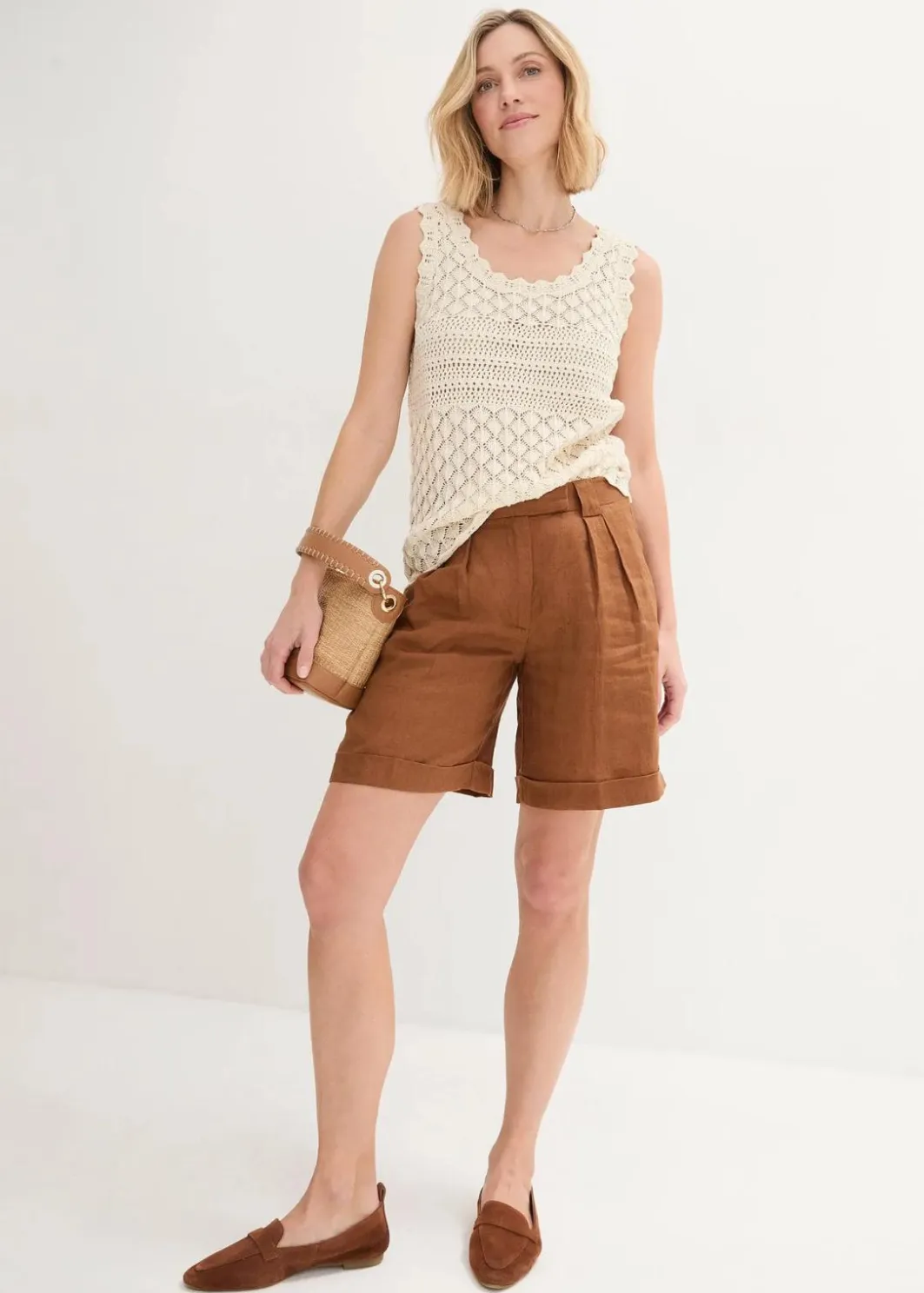 Damen bonprix Bekleidung·Umstandsmode|Shirts & Tops|Stricktop aus Baumwolle