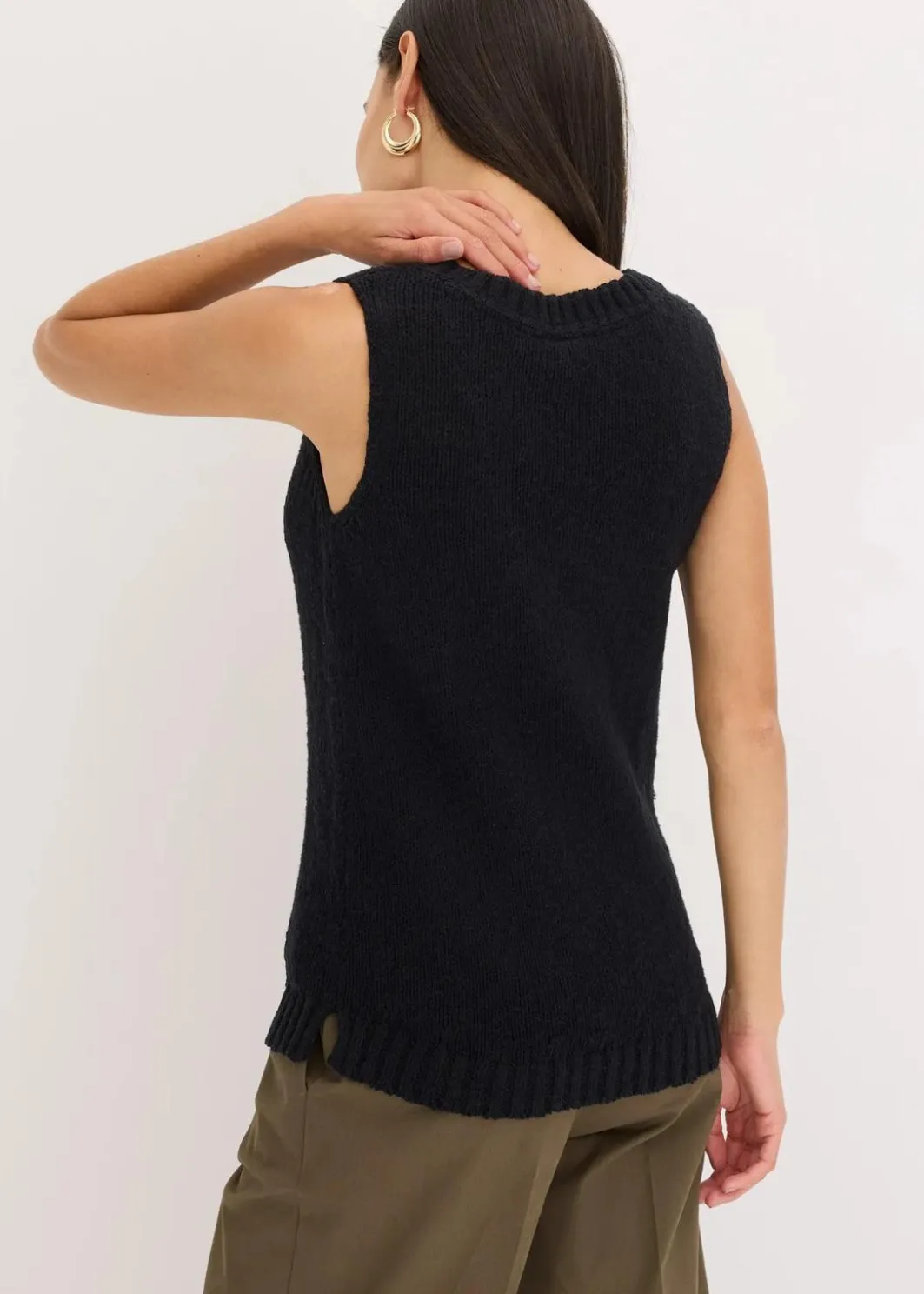 Damen bonprix Bekleidung·Umstandsmode|Strickmode|Stricktop aus Baumwolle mit Noppenstruktur