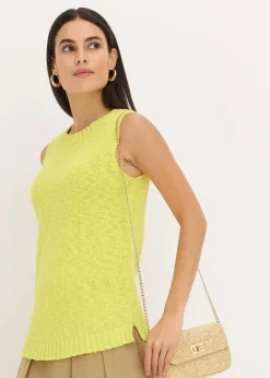 Damen bonprix Bekleidung·Umstandsmode|Strickmode|Stricktop aus Baumwolle mit Noppenstruktur