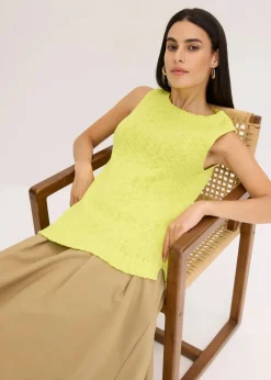 Damen bonprix Bekleidung·Umstandsmode|Strickmode|Stricktop aus Baumwolle mit Noppenstruktur