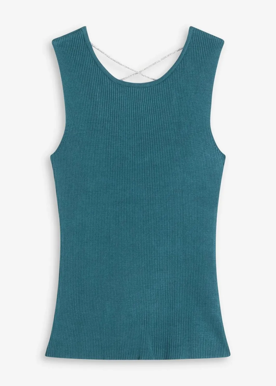 Discount Stricktop mit Glitzerband Damen Strickmode|Shirts & Tops