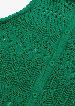 Discount Stricktop mit Lochstrickmuster Damen Shirts & Tops|Strickmode