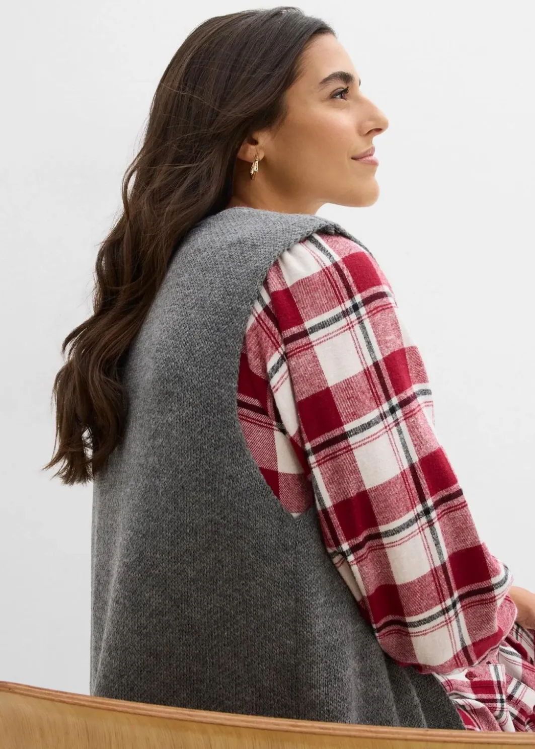 Damen bonprix Strickmode|Jacken & Mäntel|Strick-Weste