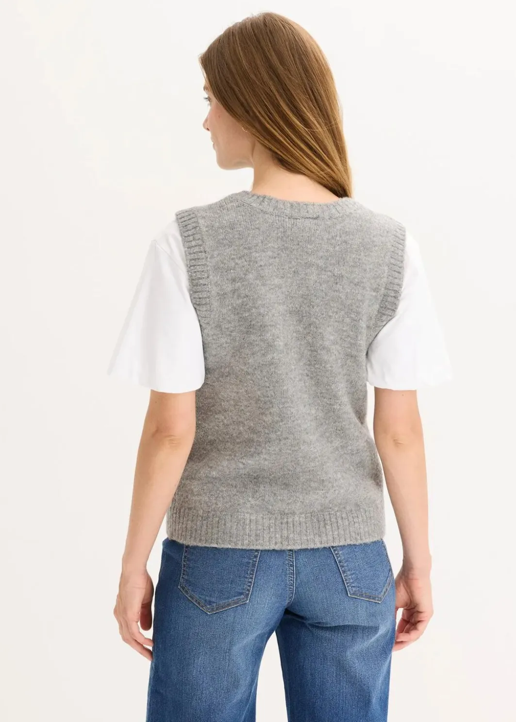 Damen bonprix Jacken & Mäntel|Bekleidung·Hosen|Strick-Weste