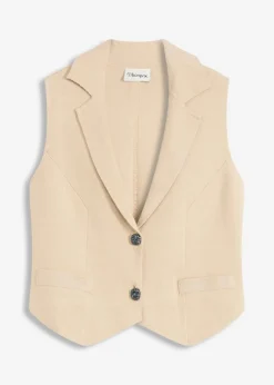 Strick-Weste Damen Bekleidung·Umstandsmode|Bekleidung·Hosen