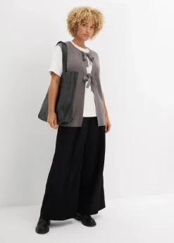 Damen bonprix Bekleidung·Umstandsmode|Bekleidung·Jeans|Strick-Weste aus Baumwoll-Mix