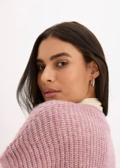 Damen bonprix Bekleidung·Umstandsmode|Strickmode|Strick-Weste mit dekorativen Knöpfen und Wollanteil