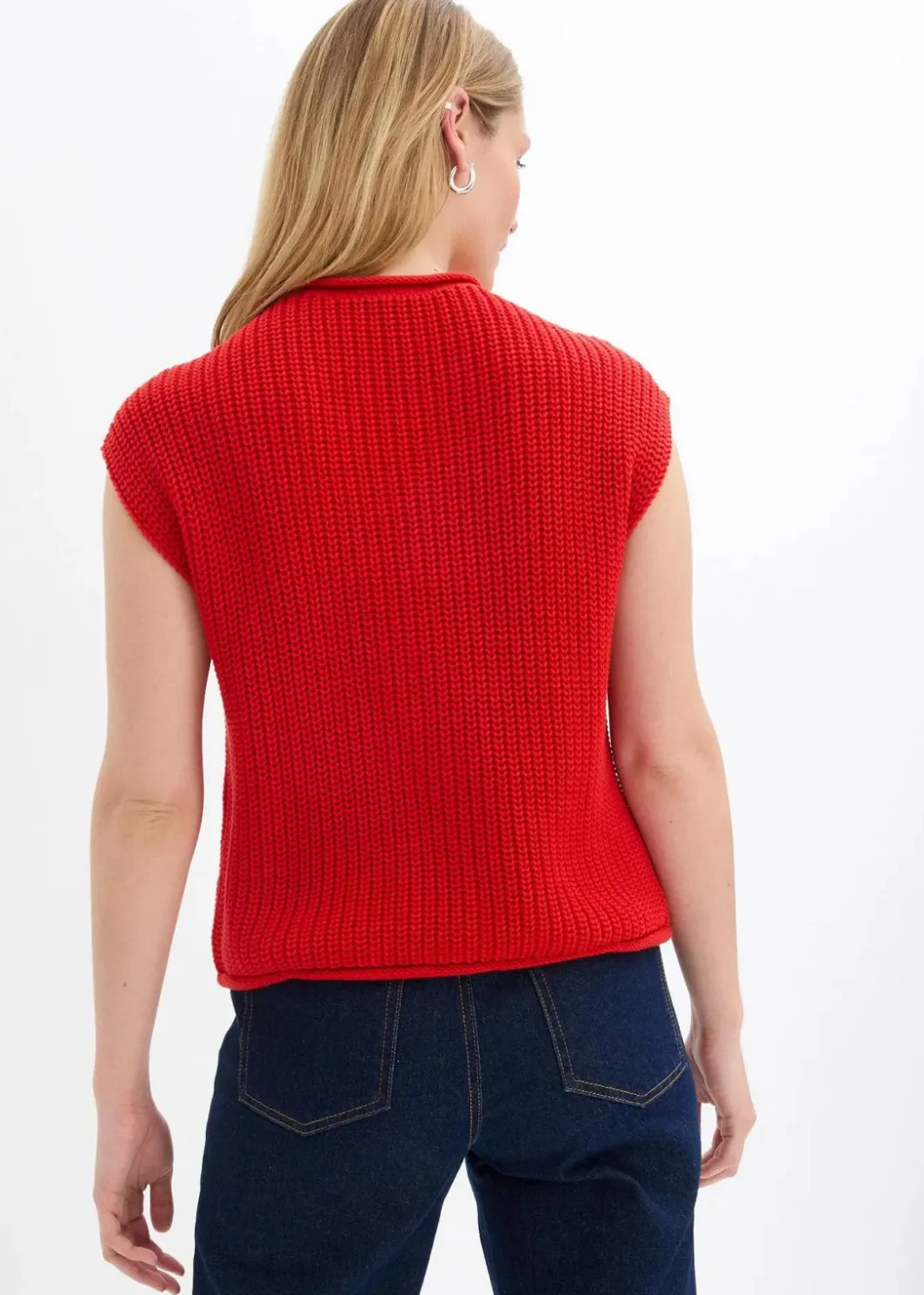 Damen bonprix Bekleidung·Umstandsmode|Bekleidung·Hosen|Strick-Weste mit Taschen