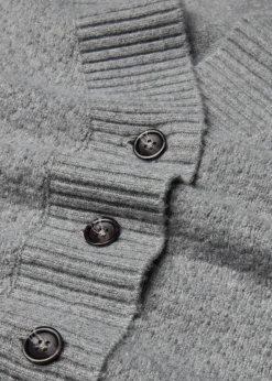 Damen bonprix Strickmode|Jacken & Mäntel|Strickweste mit Zopfmuster