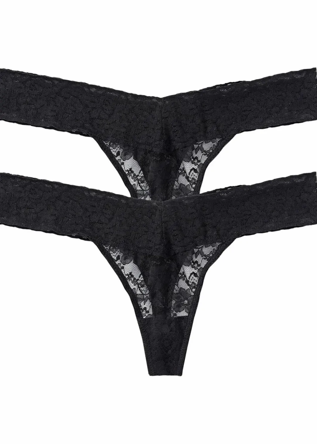Damen bonprix Wäsche·Dessous|Wäsche·Höschen|String aus Spitze (2er Pack)