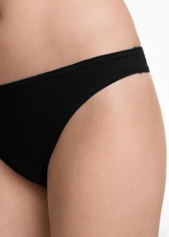 Damen bonprix Wäsche·Basics|Wäsche·Baumwollunterwäsche|String (10er Pack)