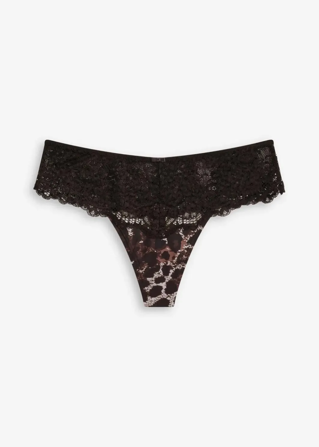 Damen bonprix Nachhaltigere Materialien|Dessous|String Panty aus feiner Spitze