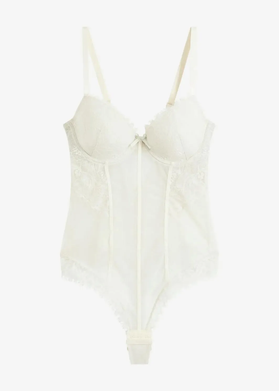 Hot Stringbody mit dehnbarer Spitze Damen Große Cups D-H|Dessous