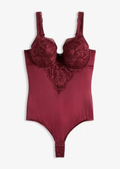 Damen bonprix Große Cups D-H|Nachhaltigere Materialien|Stringbody mit gepolsterten Trägern