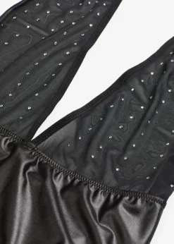 Damen bonprix Wäsche·Erotikwäsche|Erotikwäsche|Stringbody mit Glitzer