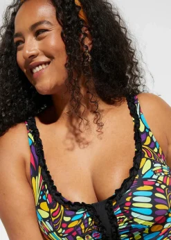 Outlet Strong Shape-Badeanzug mit Rüschen Damen Shapewear|Badeanzüge