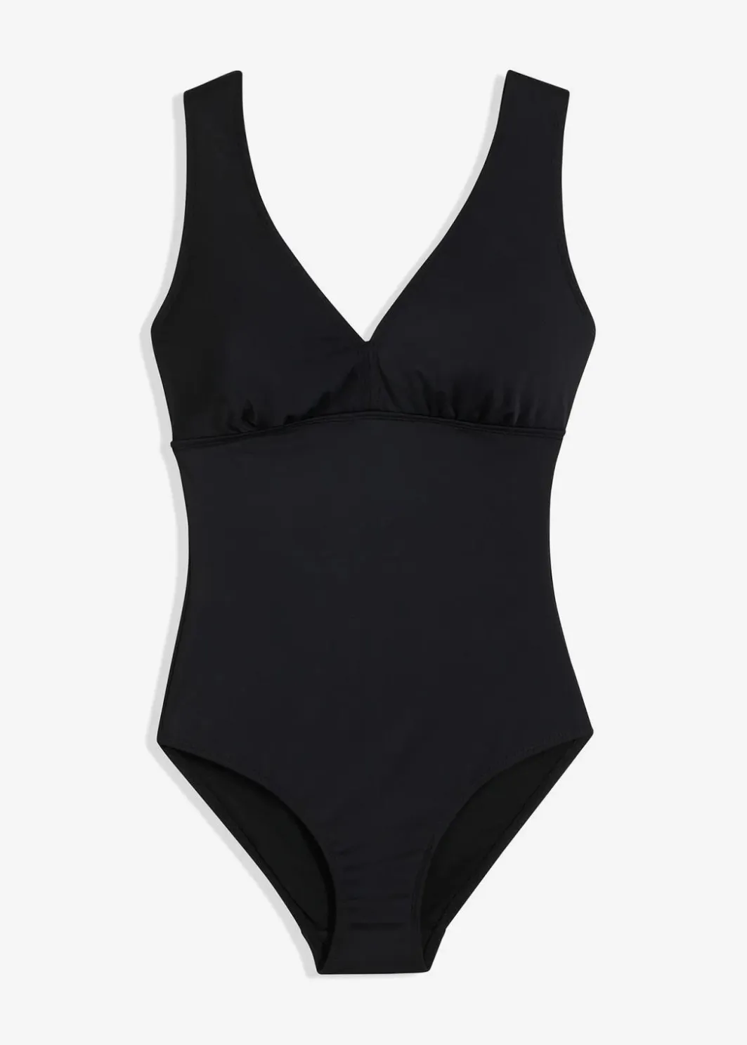 Damen bonprix Nachhaltigere Materialien|Shapewear|Strong Shape-Badeanzug mit V-Ausschnitt