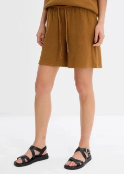 Best Strukturshorts aus reiner Baumwolle Damen Bekleidung·Outdoorbekleidung|Bekleidung·Kleider