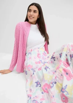 Outlet Stufenrock aus Musselin Damen Bekleidung·Sportbekleidung|Röcke