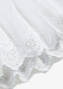 Discount Stufenrock mit Lochstickerei Damen Bekleidung·Sportbekleidung|Röcke