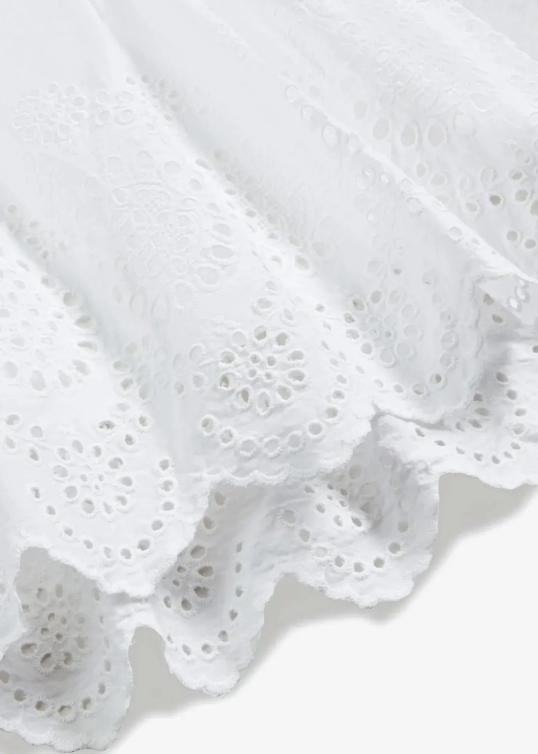 Discount Stufenrock mit Lochstickerei Damen Bekleidung·Sportbekleidung|Röcke