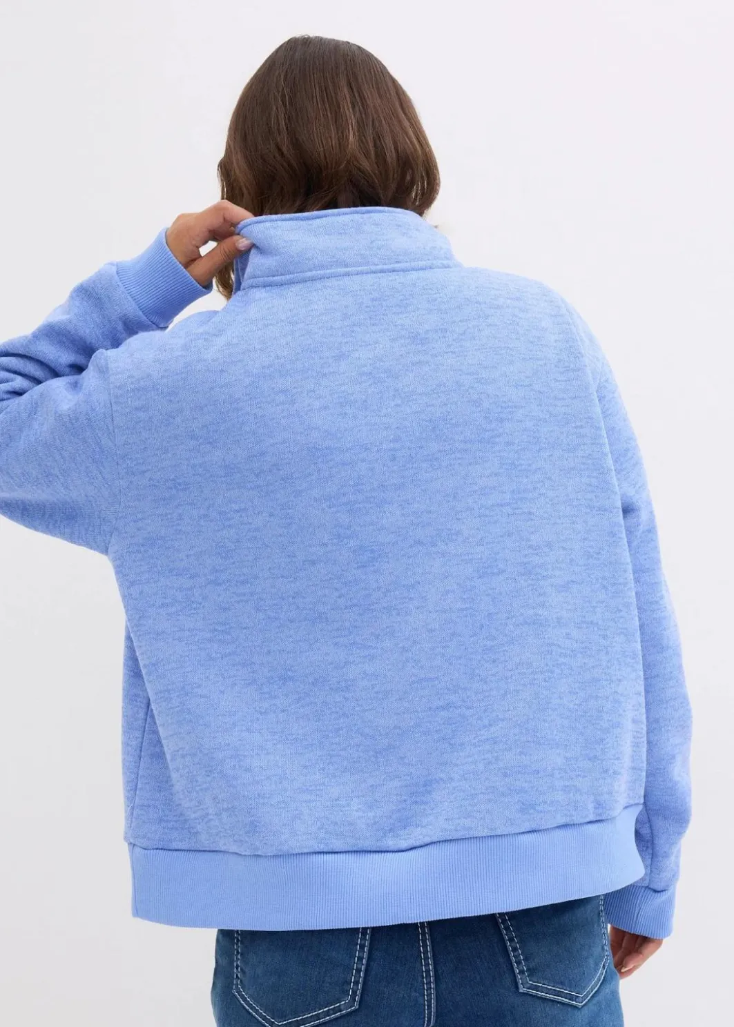 Best Super-Kuschel Long-Sweatshirt Damen Bekleidung·Blusen & Tuniken|Sweat