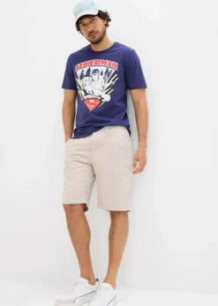 Herren DC_Universe Shirts & Polos|Große Größen|Superman T-Shirt aus reiner Baumwolle