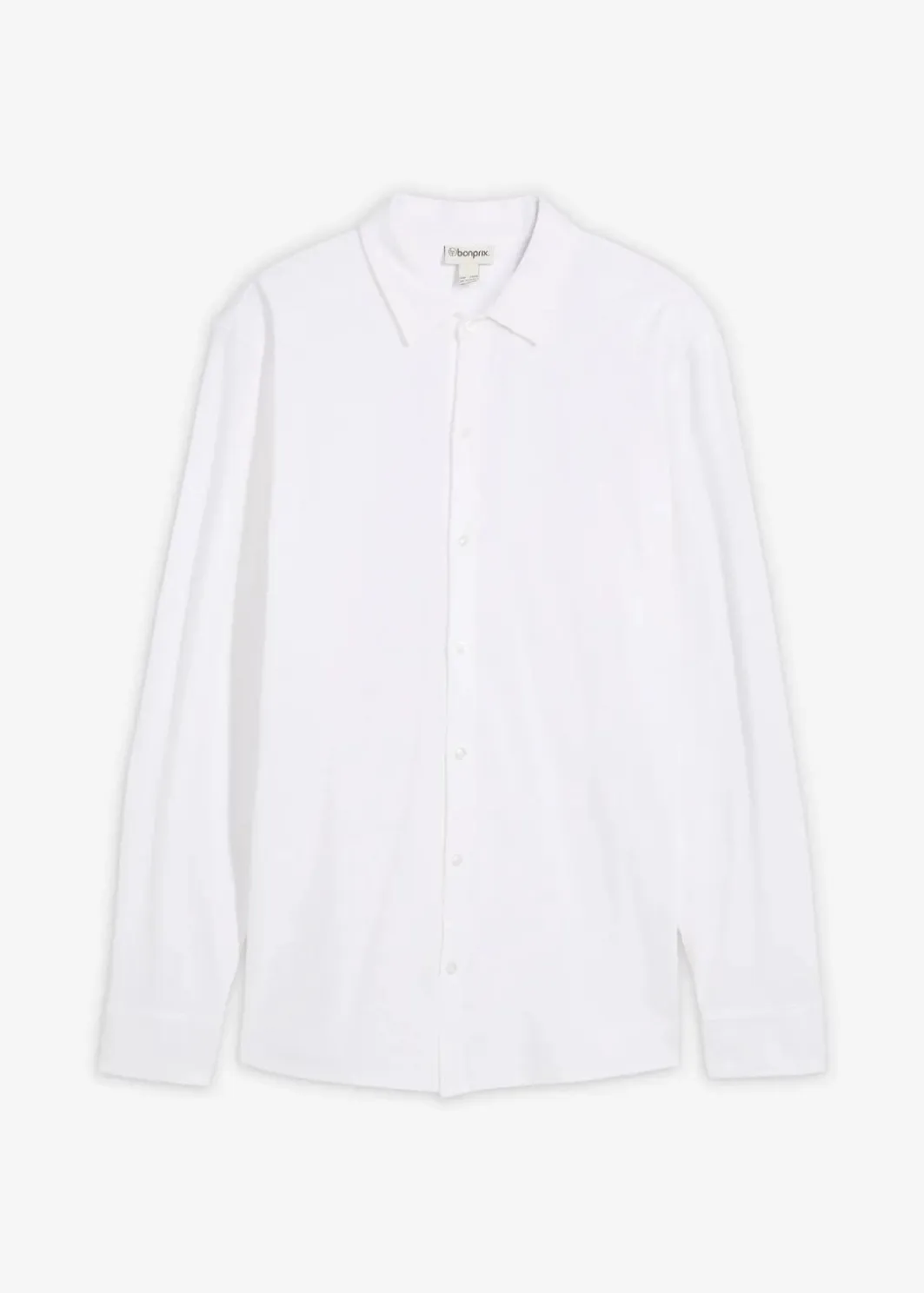 Herren bonprix Hemden|Große Größen|Super-Stretchhemd aus Baumwoll-Piqué, Slim Fit