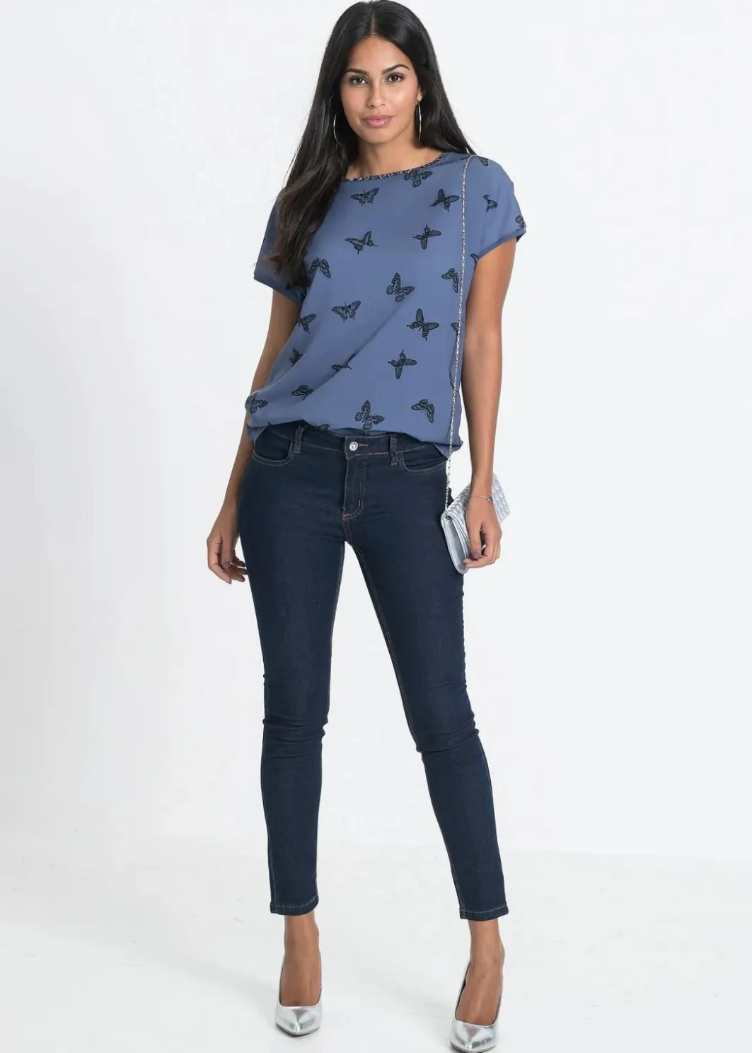 Damen bonprix Jeans|Bekleidung·Shirts & Tops|Super-Stretch-Jeans aus leichtem Material