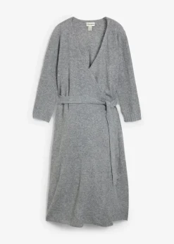 Damen bonprix Nachhaltigere Materialien|Bekleidung·Blazer|Superweiches Umstands- und Stillstrickkleid mit 3/4 Ärmeln