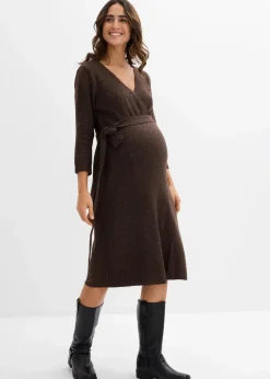New Superweiches Umstands- und Stillstrickkleid mit 3/4 Ärmeln Damen Nachhaltigere Materialien|Bekleidung·Blazer