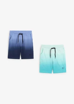 Kinder bonprix Jungen 2-8 Jahre·Shorts|Jungen 2-8 Jahre·Mehrfachpacks|Sweat-Bermuda aus reiner Baumwolle (2er Pack)