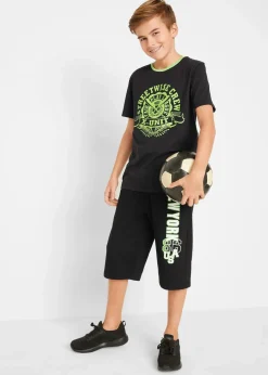 Clearance Sweat-Bermuda aus reiner Baumwolle Kinder Jungen 9-16 Jahre·Shorts