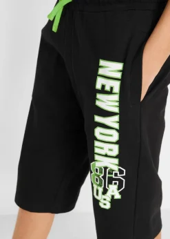 Clearance Sweat-Bermuda aus reiner Baumwolle Kinder Jungen 9-16 Jahre·Shorts