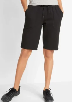 Damen bonprix Bekleidung·Outdoorbekleidung|Bekleidung·Röcke|Sweat-Bermuda aus reiner Baumwolle
