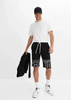 Herren bonprix Große Größen|Shorts|Sweat-Bermuda aus reiner Bio-Baumwolle