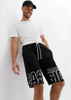 Herren bonprix Große Größen|Shorts|Sweat-Bermuda aus reiner Bio-Baumwolle