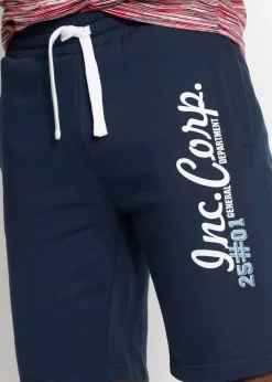 Herren bonprix Sweat|Hosen|Sweat-Bermuda aus reiner Baumwolle