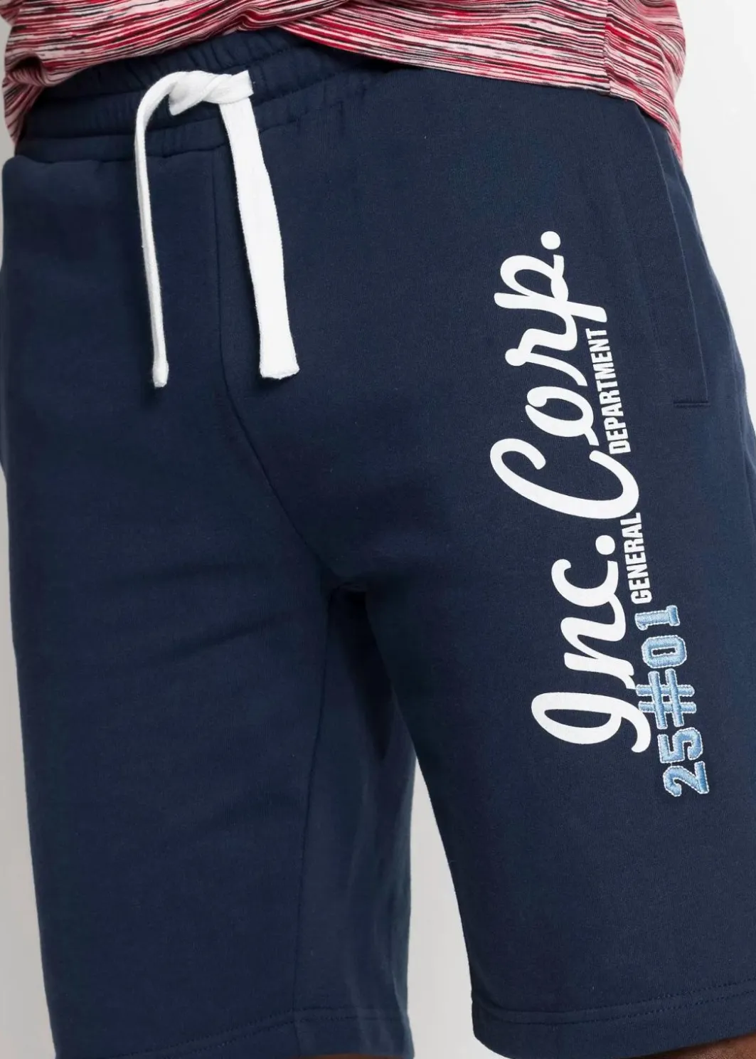 Herren bonprix Sweat|Hosen|Sweat-Bermuda aus reiner Baumwolle