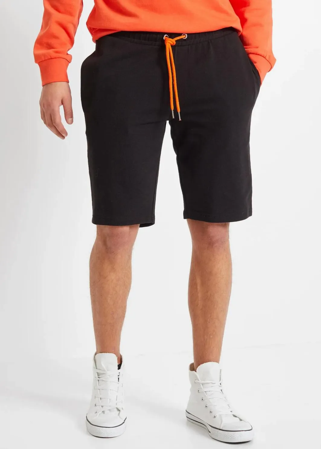 Hot Sweat-Bermuda aus reiner Baumwolle Herren Shorts|Sportbekleidung