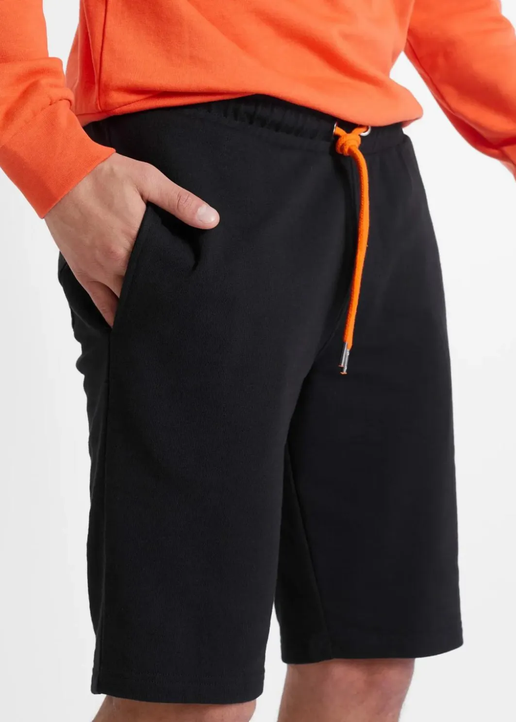 Hot Sweat-Bermuda aus reiner Baumwolle Herren Shorts|Sportbekleidung