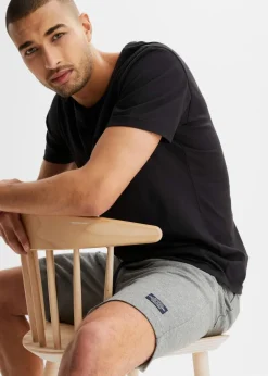 New Sweat-Bermuda (2er Pack) Herren Shorts|Basics