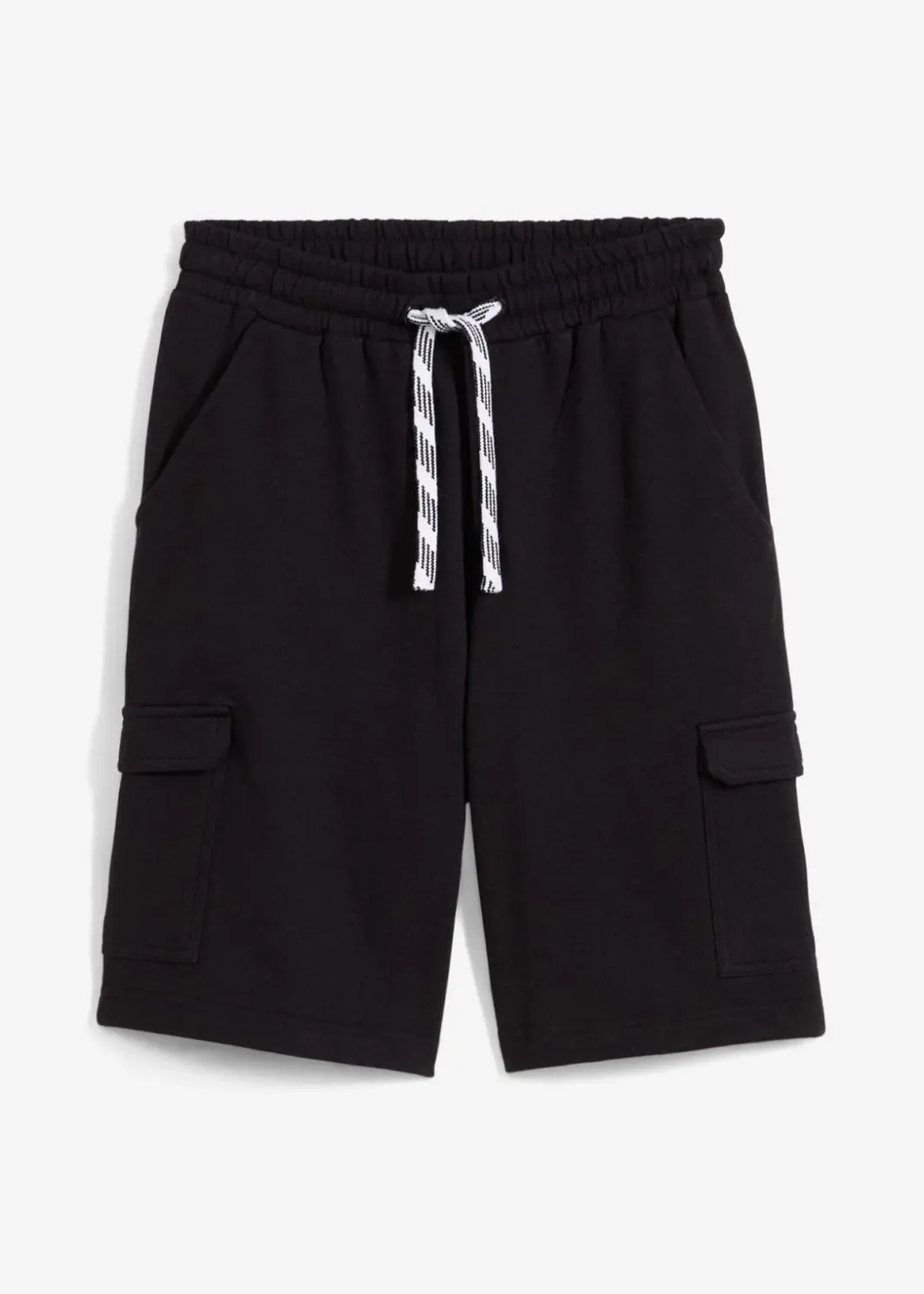 Kinder bonprix Jungen 9-16 Jahre·Shorts|Jungen 2-8 Jahre·Nachhaltigere Materialien|Sweat-Bermuda mit Cargotaschen aus reiner Bio-Baumwolle