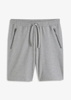 Herren bonprix Sweat|Hosen|Sweat-Bermuda mit praktischen Reißverschlusstaschen