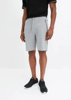 Herren bonprix Sweat|Hosen|Sweat-Bermuda mit praktischen Reißverschlusstaschen