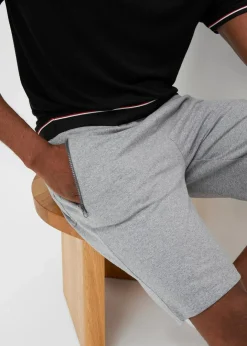 Herren bonprix Sweat|Hosen|Sweat-Bermuda mit praktischen Reißverschlusstaschen